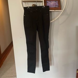 Madewell Women's 25 Black 10" High Rise Skinny Denim Jeans